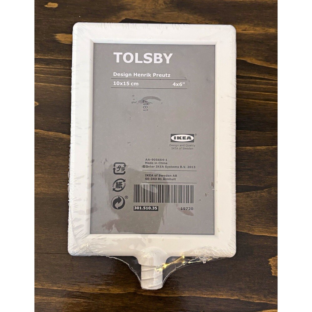 IKEA TOLSBY White 4x6 Picture Frame 301.510.35 New Sealed
